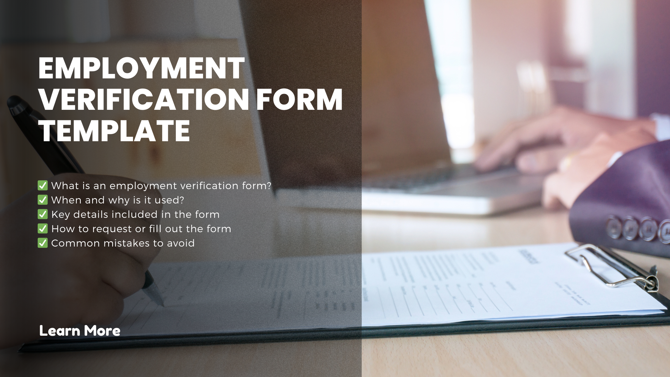 Complete Guide to Employment Verification Form Template