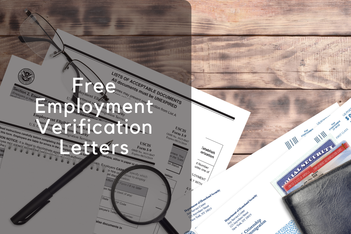 Free Employment Verification Letters