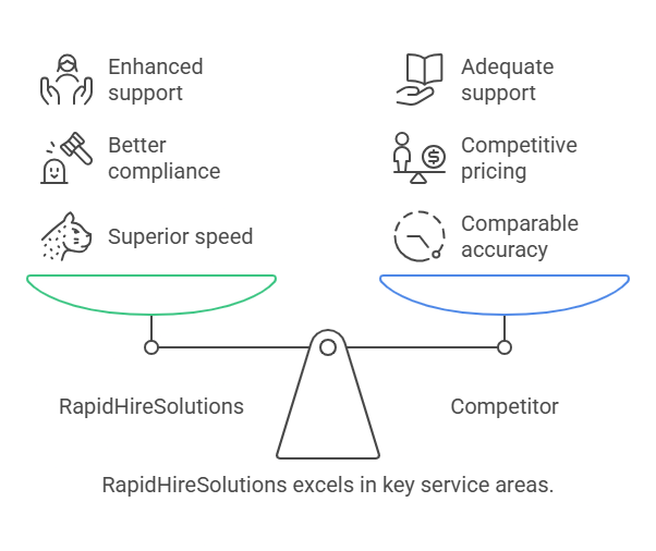 Comparing Background Check Services Why RapidHireSolutions Outshines the Competition