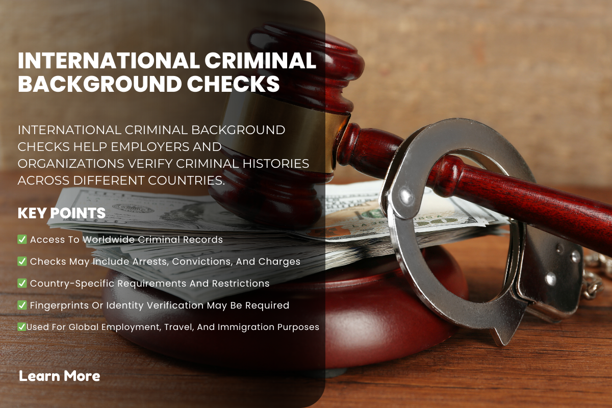 Complete Guide to International Criminal Background Checks