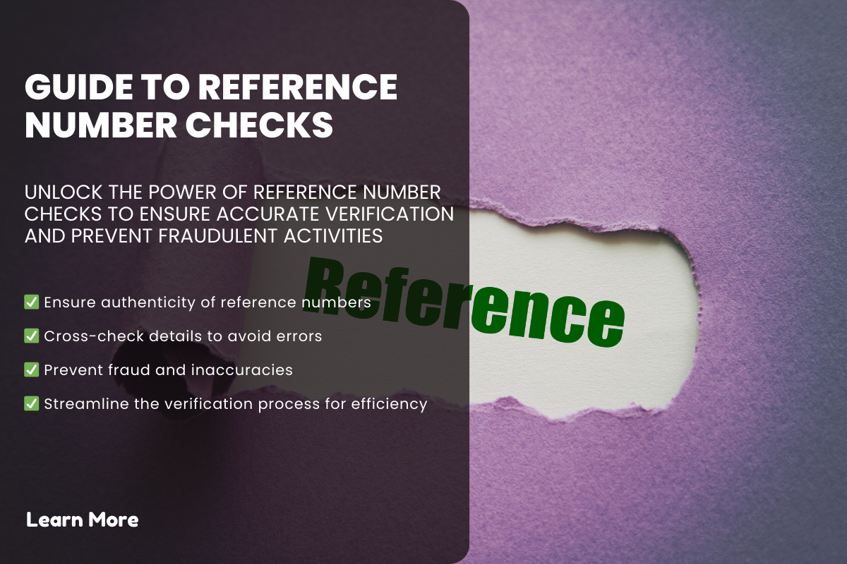 Comprehensive Guide to Reference Number Checks