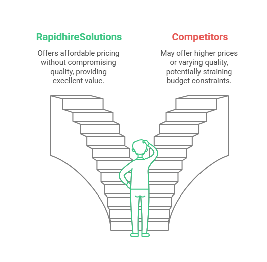 The affordable pricing of RapidhireSolutions