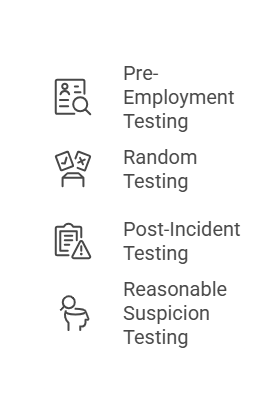 Types of Drug and Alcohol Testing