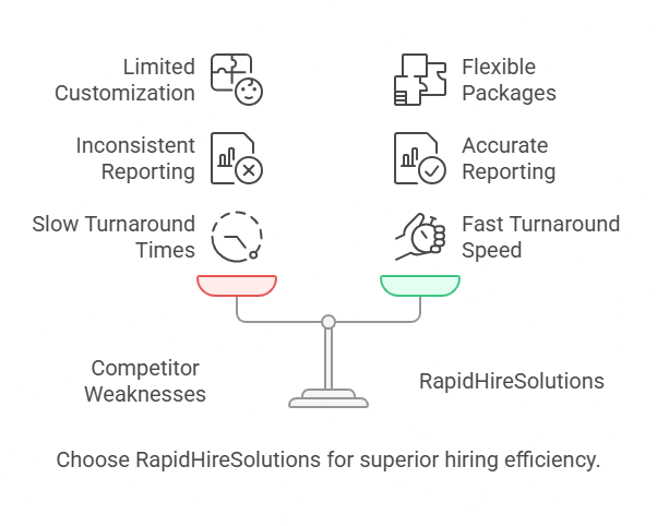 Weaknesses of Competitors